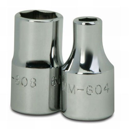 1/4" Drive 6-Point Metric 8 mm Shallow Socket