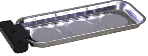 LED Magnetic Parts Tray with Bright 18-Light Illumination