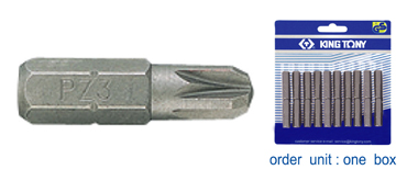1/4 POZIDRIV BIT #2 25MM