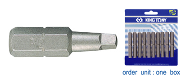 1/4 SQUARE BIT #3 25MML