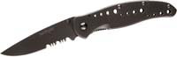 VAPOR II 4" BLACK SERRATED