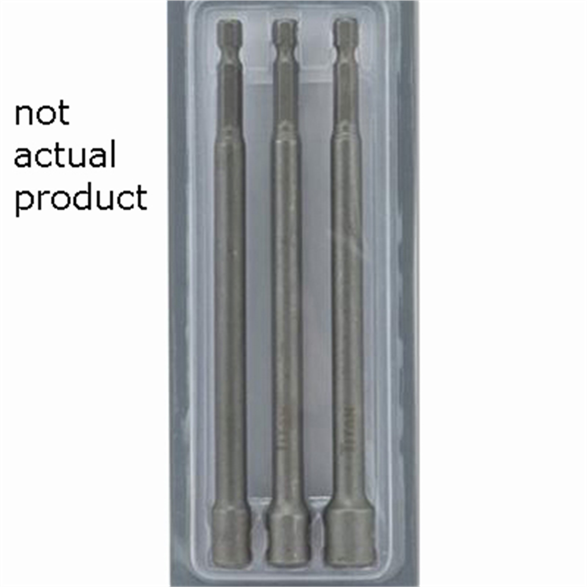 3PC 1/4" SHANK MAGNETIC NU
