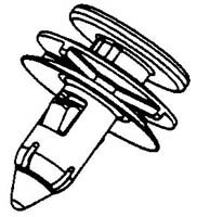 Door Trim Panel Retainer for