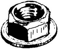 8MM HEX FLANGE NUT