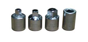 4 Piece 1/2" Drive Sq Drain