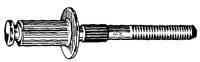 DOOR HANDLE RIVET-PEEL TYPE