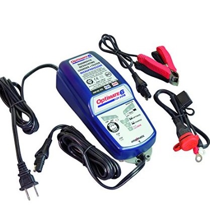 OptiMate 6 Ampmatic Diagnostic Desulphating Battery Charger & Tester, TecMate