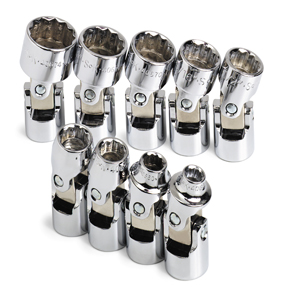 9 Pc 3/8" Dr 12 Pt SAE Flex