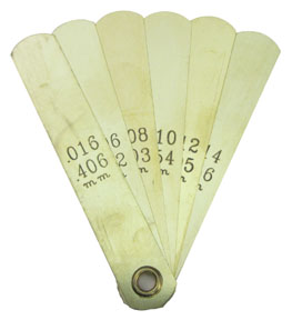 NON-MAGNETIC FEELER GAUAGE