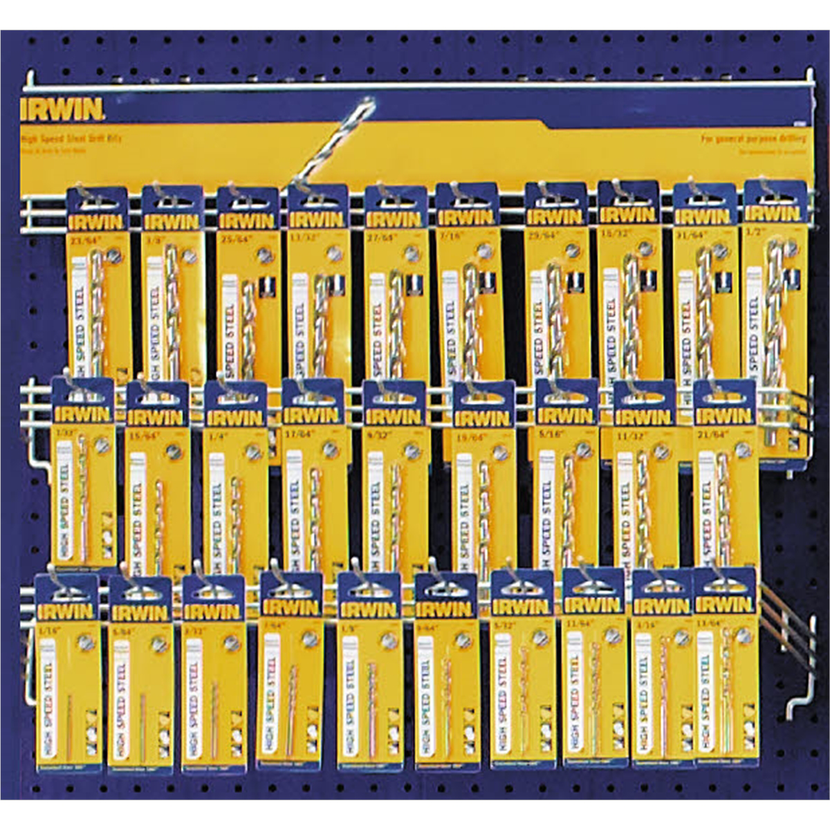 58 Pc. DRILL BIT DISPLAY