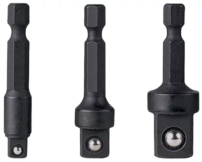 SKT SET 1/4" DR 3 PC.HEX DR. ADAPTER SET