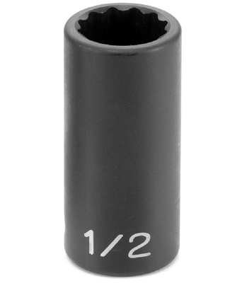 SKT 3/8" DRIVE X 3/8" SEMI-DEEP - 12 POI
