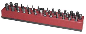 1/4" Magnetic Red 37 Pc Bit