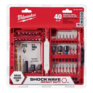 40Pc Shockwave Drill & Drive Set