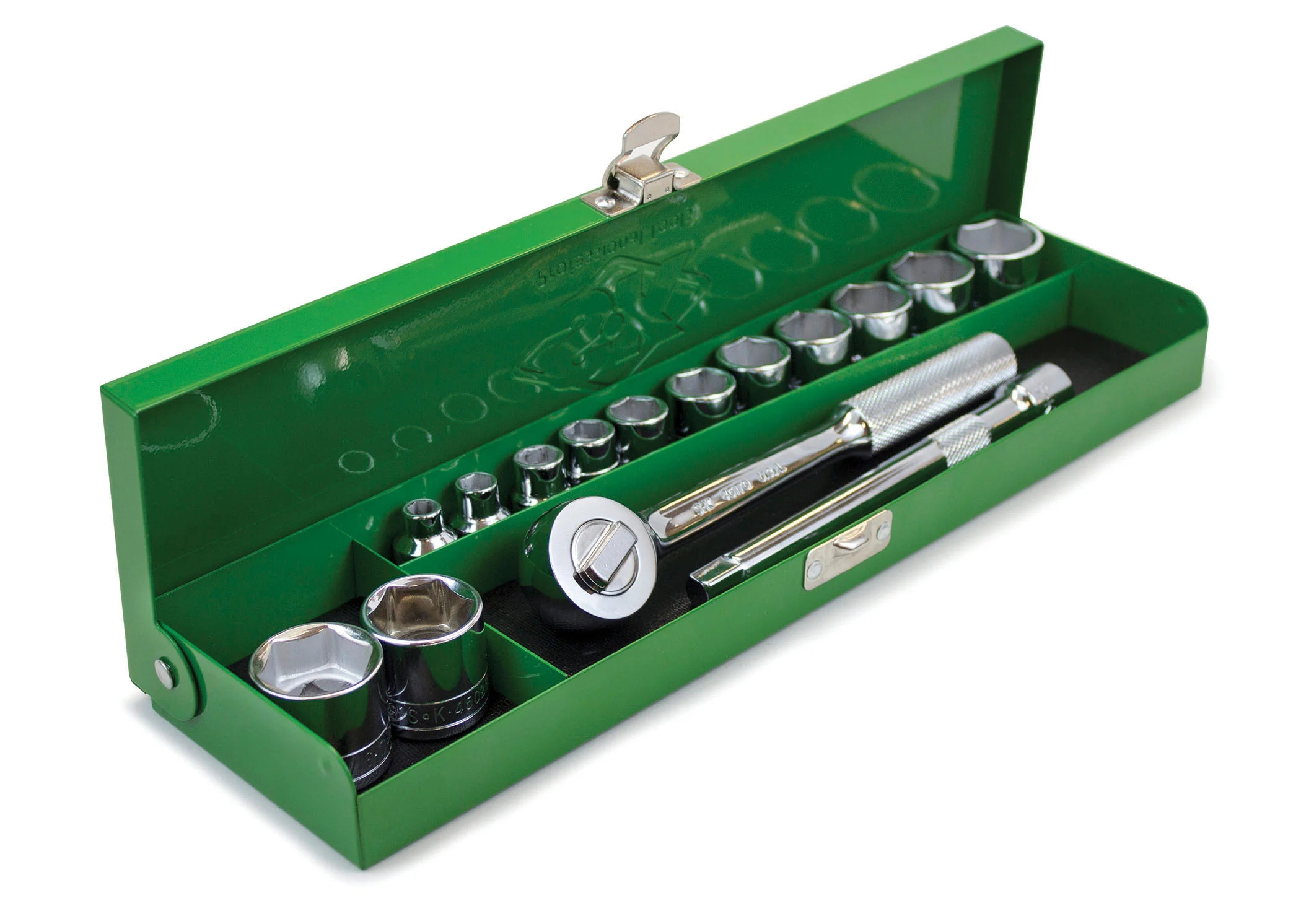 (image for) 15 PC MTL BOX 3/8" SAE