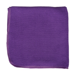 Detailers 16"x16" Purple microfiber Bag of 12