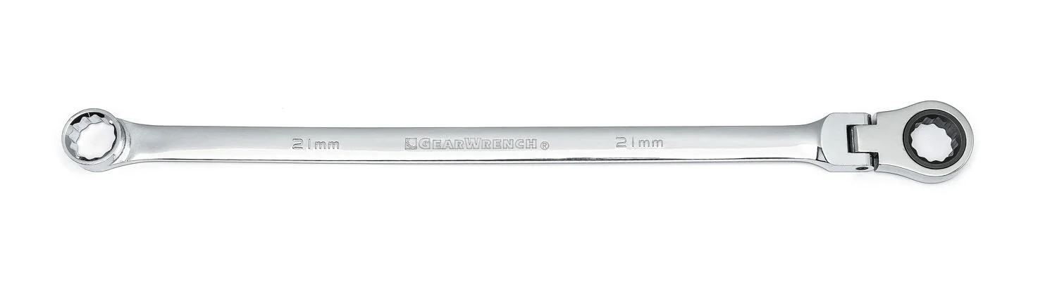 (image for) 21mm 72-Tooth XL GearBox Flex Head Double Box Ratcheting Wrench