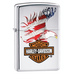 HARLEY-DAVIDSON FLAG EAGLE, HIGH POLISH CHROME