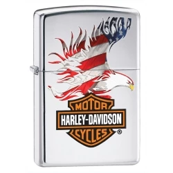 HARLEY-DAVIDSON FLAG EAGLE, HIGH POLISH CHROME