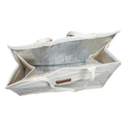 BEACH BAG - CANVAS WINE TOTE