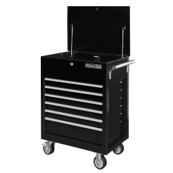 31" 6-Drawer Tool Cart - Black