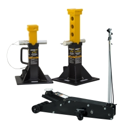 20 ton service jack with free 22 ton jack stands