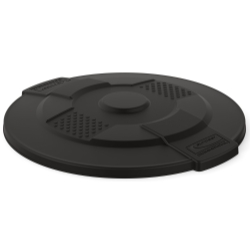 Suncast Commercial 44 Gal Utility Lid Black