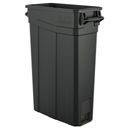 Suncast Commercial Slim Trash Can with Handles