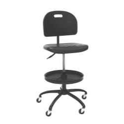 CHAIR, WORKBENCH W/ ADJUSTABLE TRAY