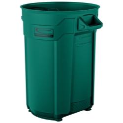 (image for) Suncast Commercial 44 Gal Utility Trash Can Green