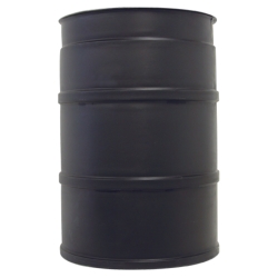 30 Gal Black Plastic Drum for Aqueous Pts Washers