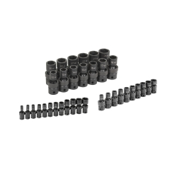 1/4,3/8,1/2 DR Impact socket set kit