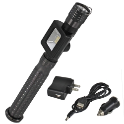 LED Recharg. 200/150 lumen work light/ flashlight