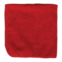 Detailers 16"x16" Red microfiber cloth Bag of 12