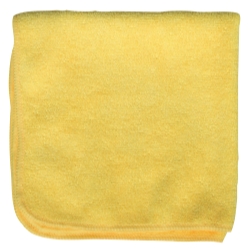 Detailers 16"x16" Yellow microfiber Bag of 12