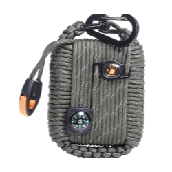 12 SURVIVORS PARACORD SURVIVAL POD