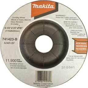 4-1/2" GRINDING WHEEL