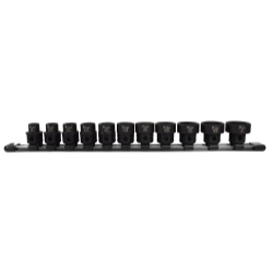 11PC 1/2" DRIVE NANO IMPACT SOCKETS - SAE