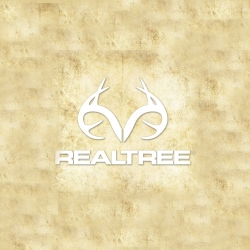 Realtree Antler Logo Die Cut Decal 4 x 6 WH
