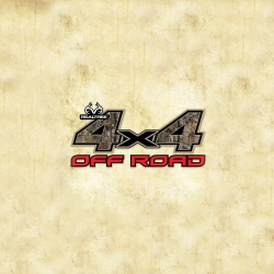 4X4 Off Road Contour-Cut Decal in RT Xtra CAMO