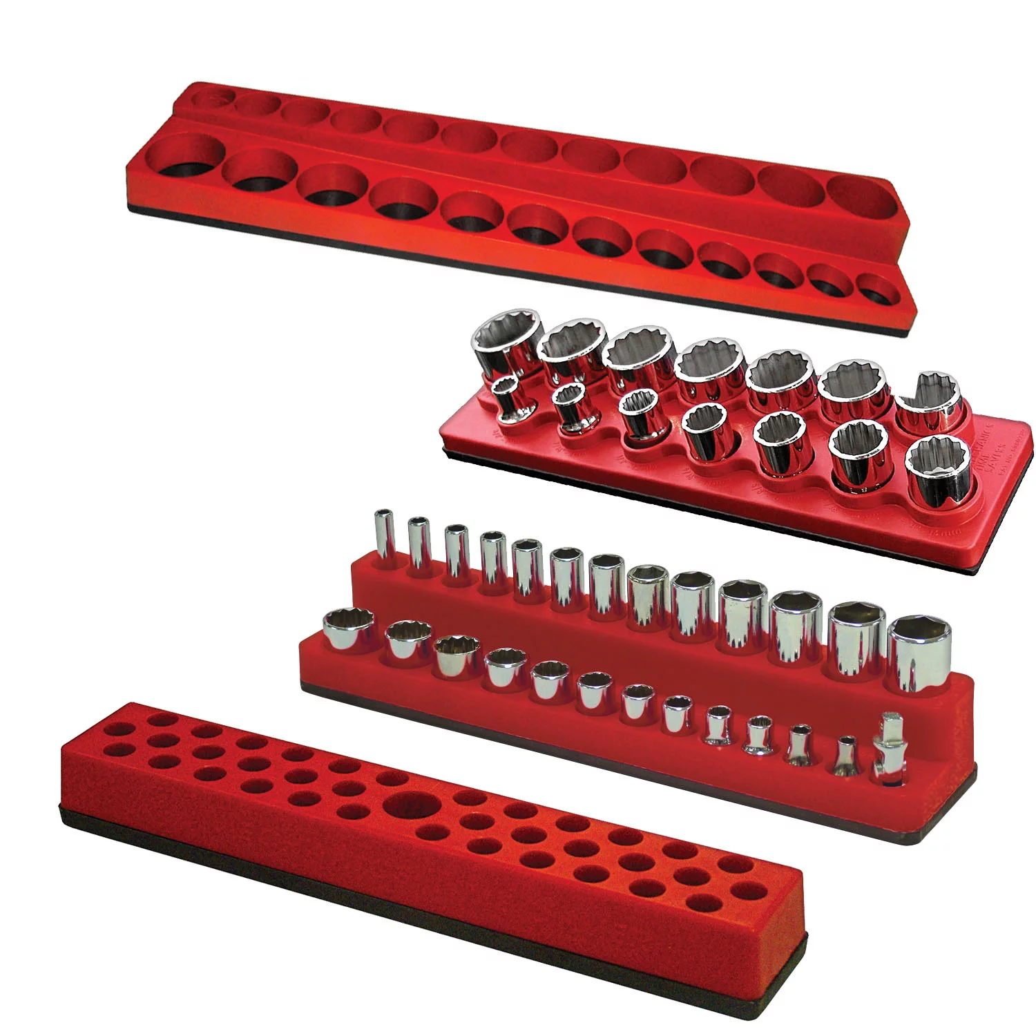 RED SOCKET HOLDER ASST 6