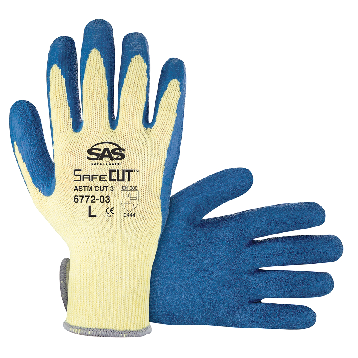 SAFECUT GLOVE LATEX XL
