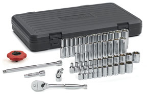 51PC 1/4"DR SAE/MET SKT SE