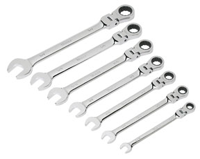 7PC 12PT SAE RTCHT WRENCH