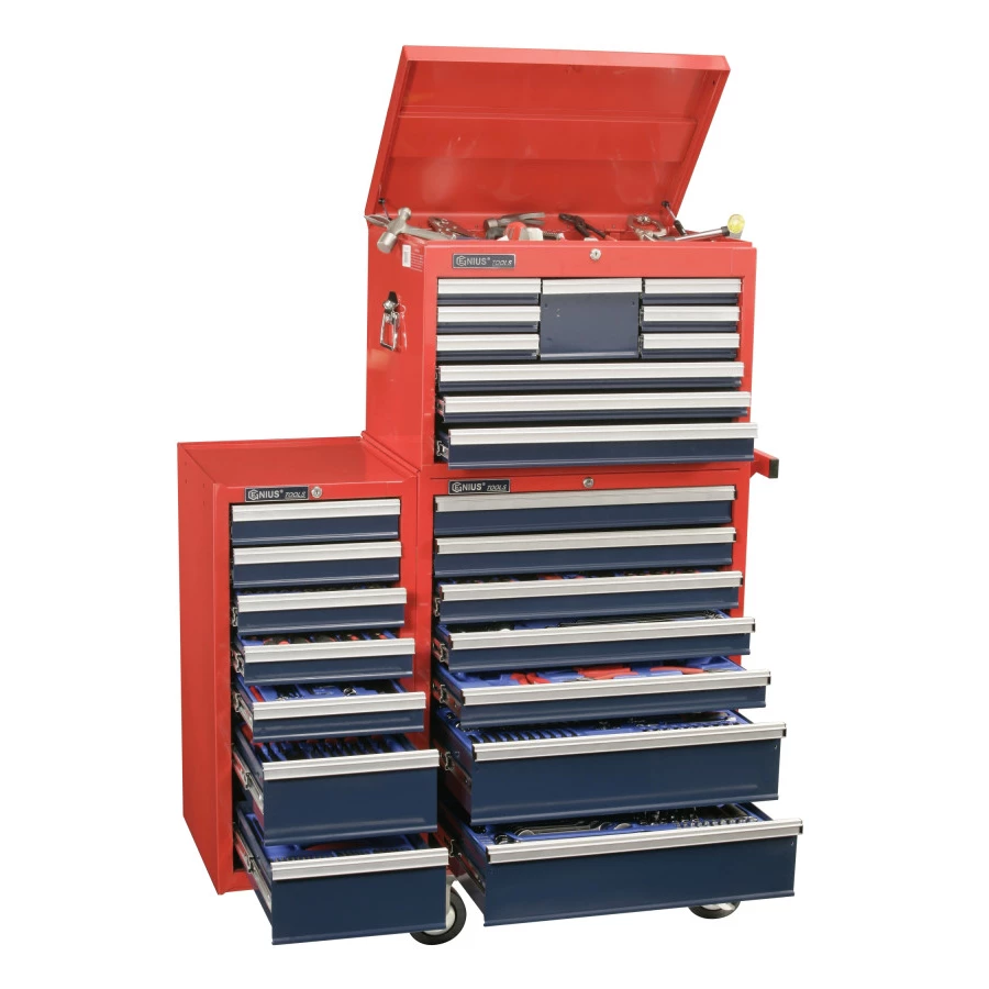 (image for) Genius Tools 548PC 1/4" & 1/2" Dr. Metric & SAE Master Tool Set