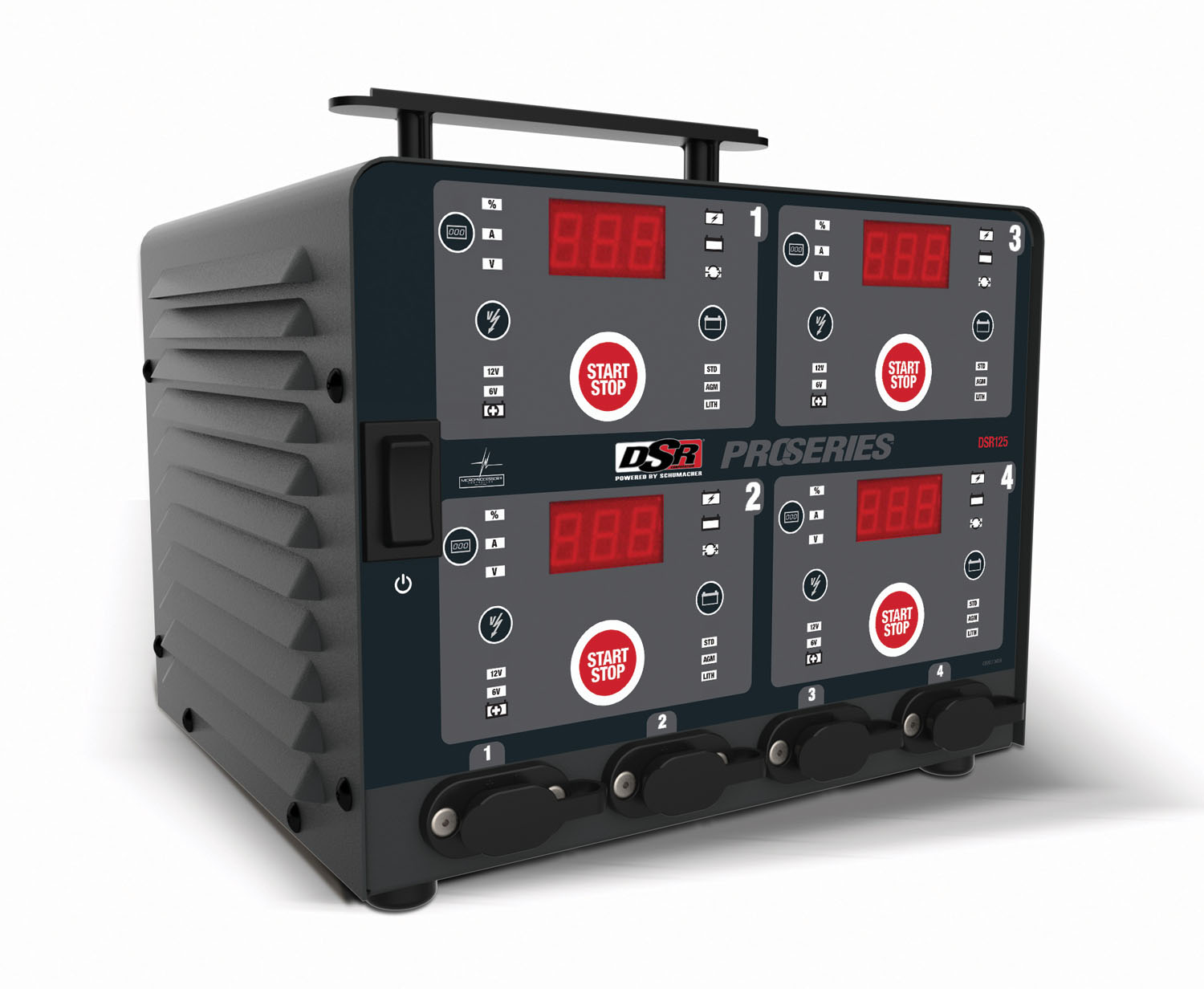 Schumacher DSR125 4-Bank Automatic Battery Charger