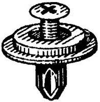 Plastic Screw Rivet - Honda