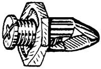Bumper Screw Rivet - Honda
