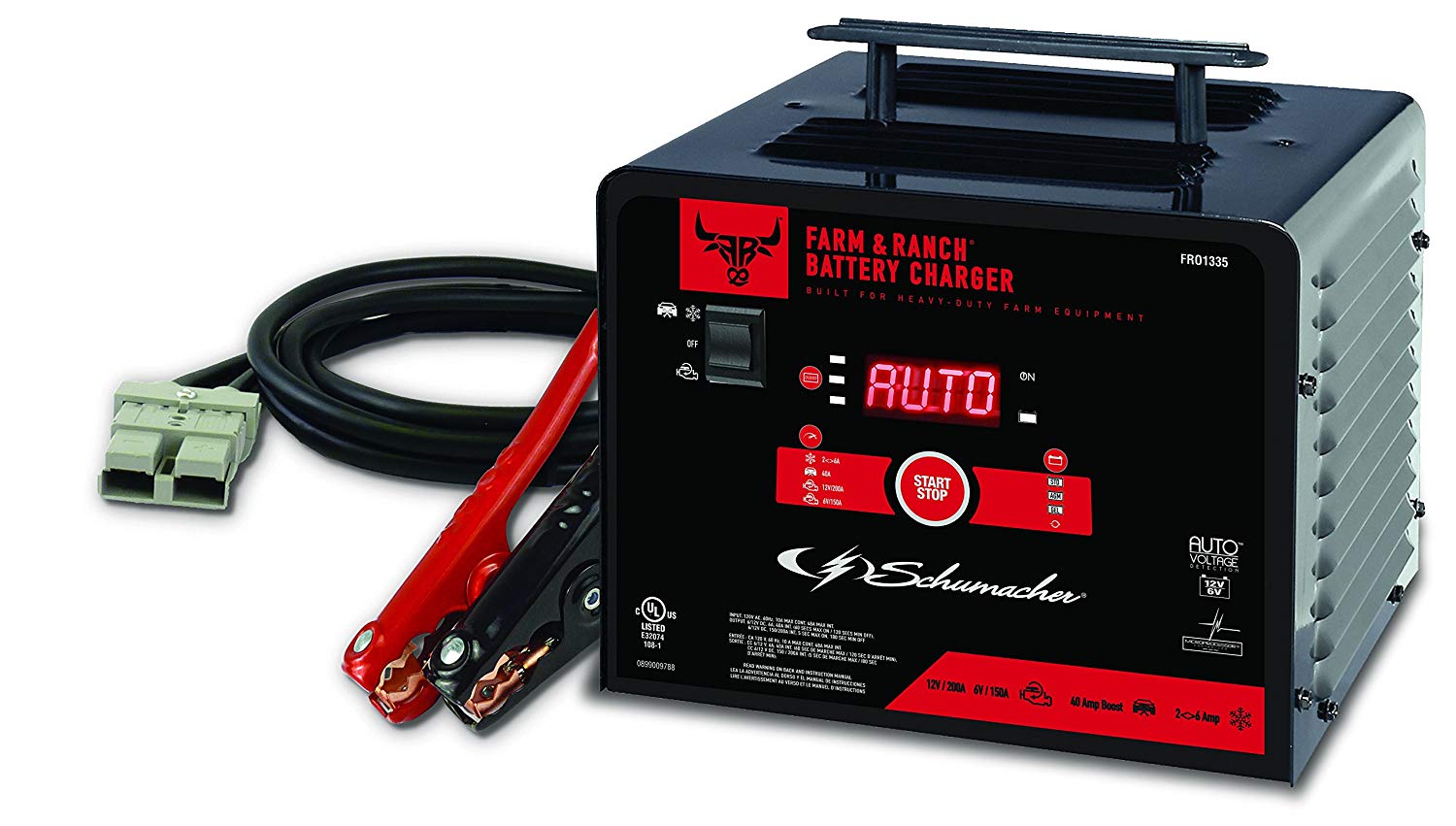 6V/12V 200A Battery Charger/Engine Starter