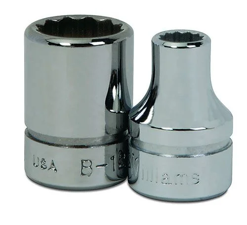 (image for) 3/8" Drive 12-Point Metric 20 mm Shallow Socket